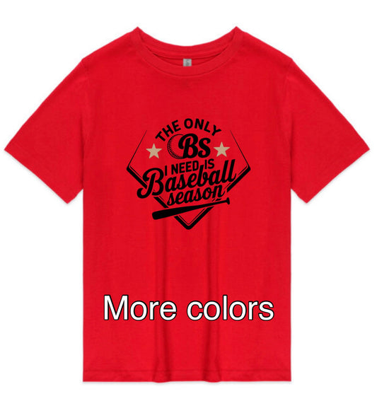 Youth Baseball Season t-shirt