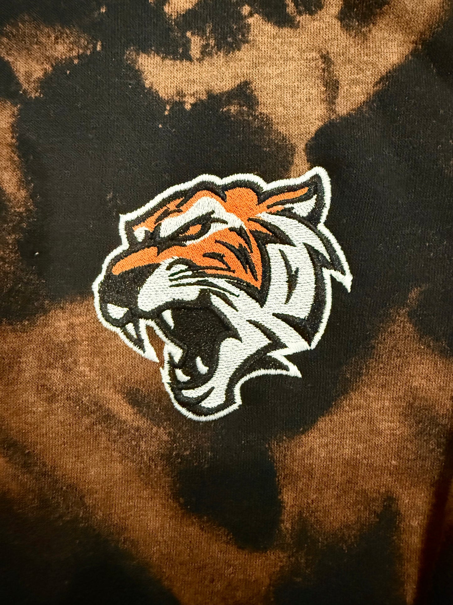 Embroidered Bengals Tie Dye sweatshirts