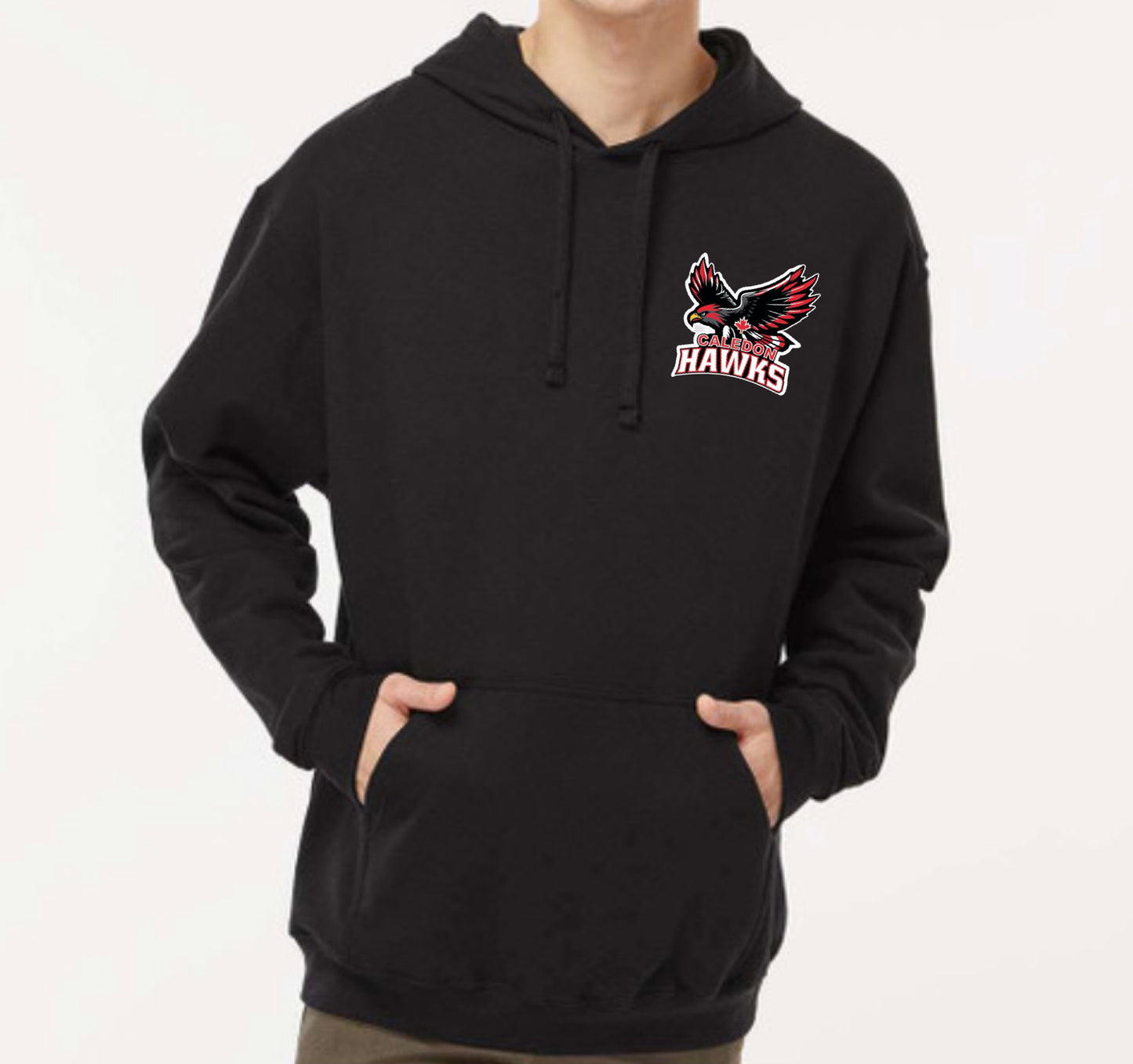 Caledon Hawks High quality Hoodie - Small logo