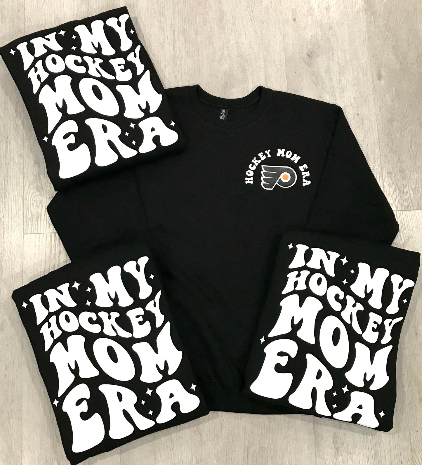 In my hockey mom/nan/grams/grandma/coach Era sweatshirts - Pick your design and your team