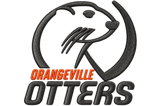 Otters logo embroidered (No apparel included)
