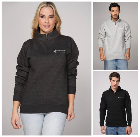 1/4 Zip sweatshirt, Adult Deluxe super soft (Unisex sizes) High quality