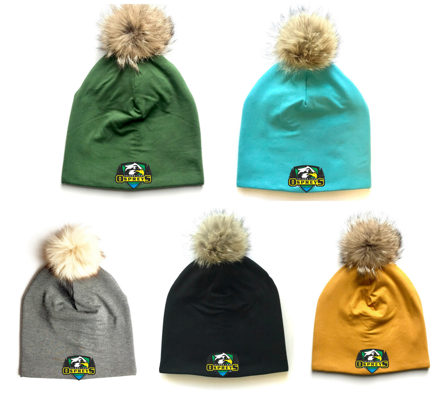ILPS Osprey - Winter Bamboo Hat + recycled fur pompom