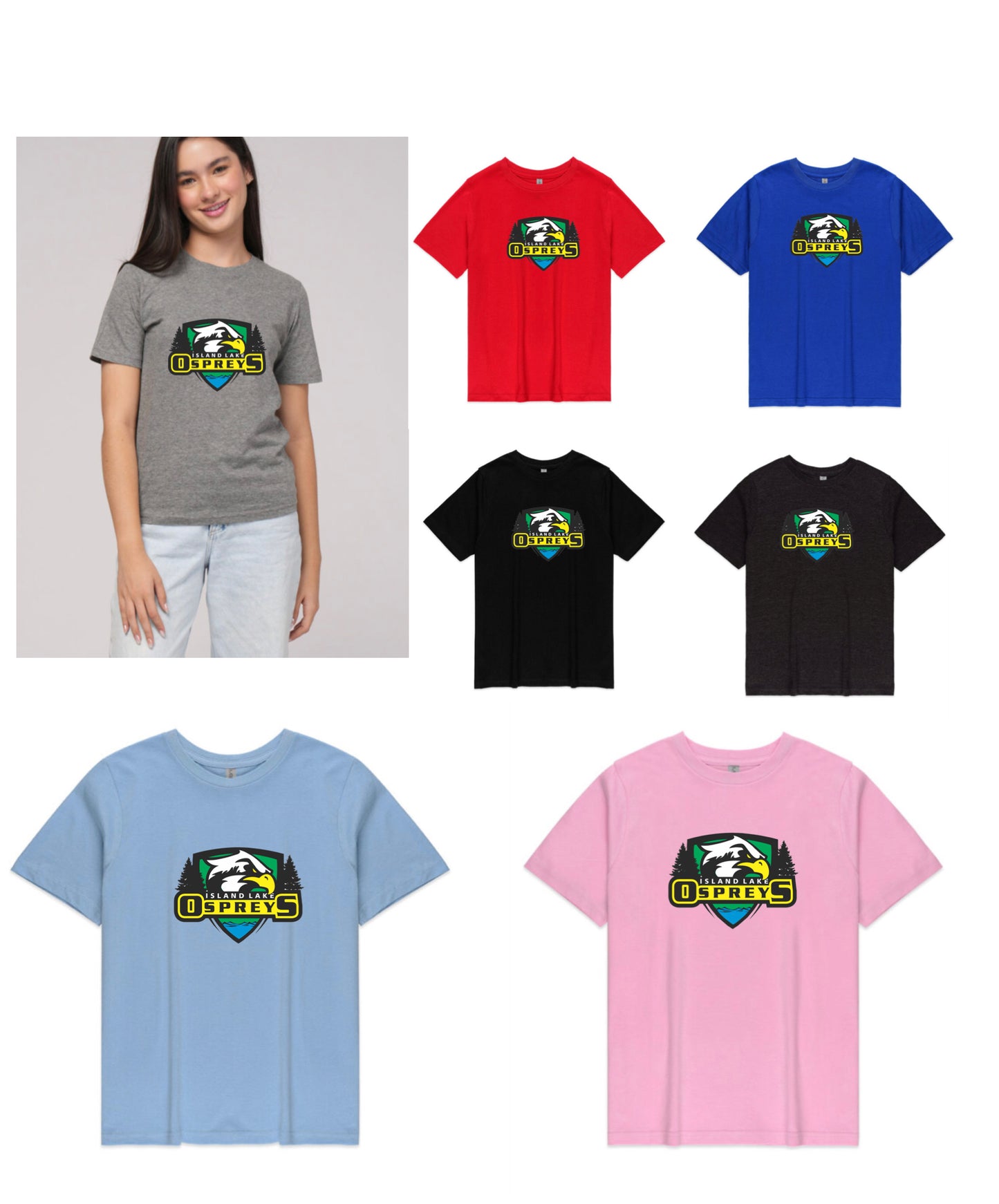 Youth - Osprey ILPS High quality T-shirt with big logo