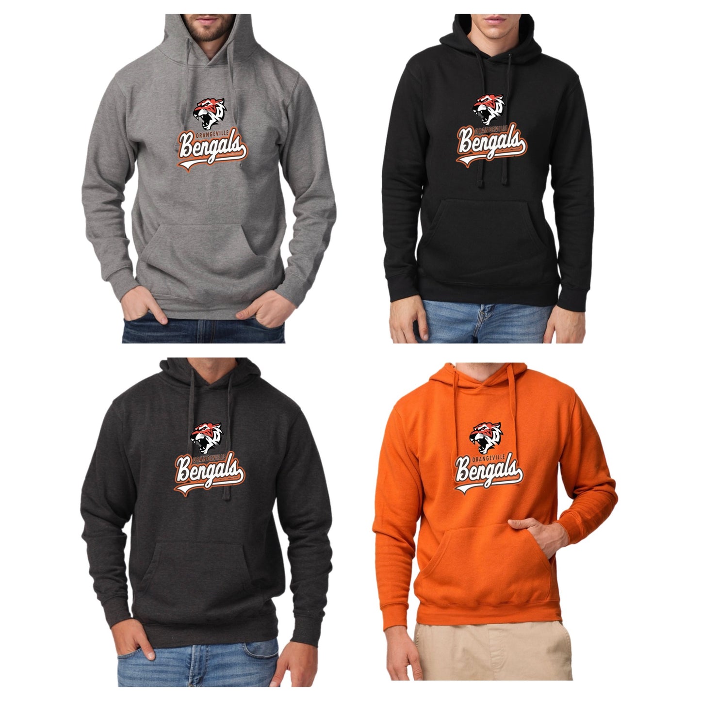 High quality big logo Hoodies Bengals