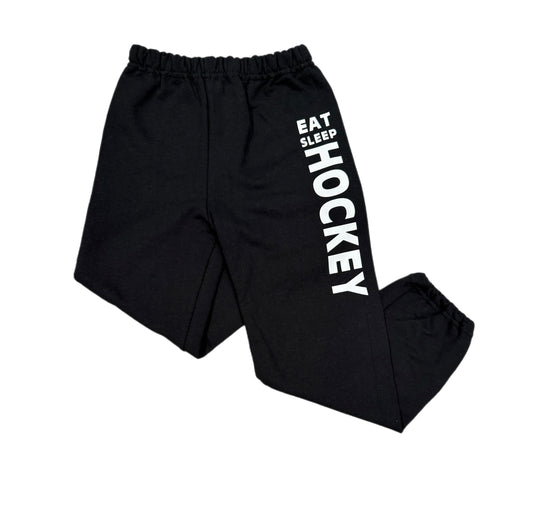 Eat Sleep Hockey sweatpants