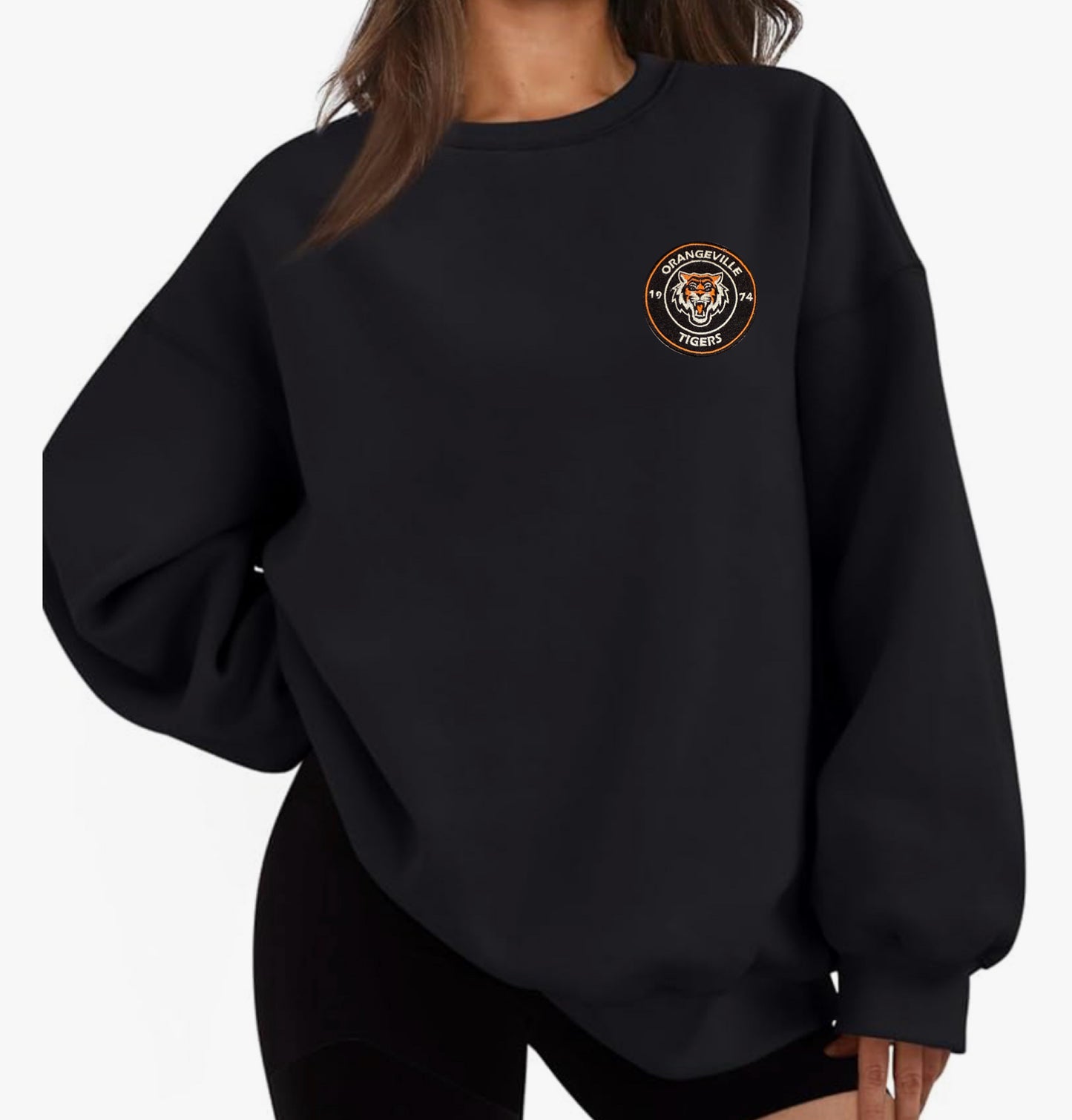 Embroidered small chest Tigers logo