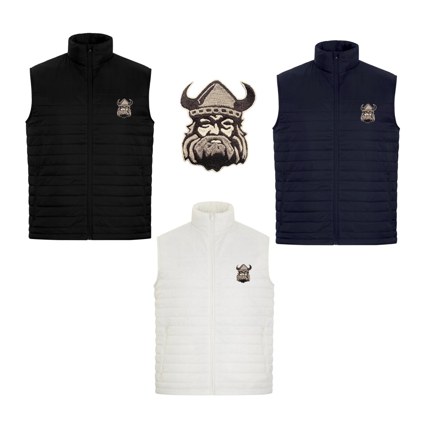 Northmen embroidered Puffy Vest (Men, Youth and Ladies sizes)
