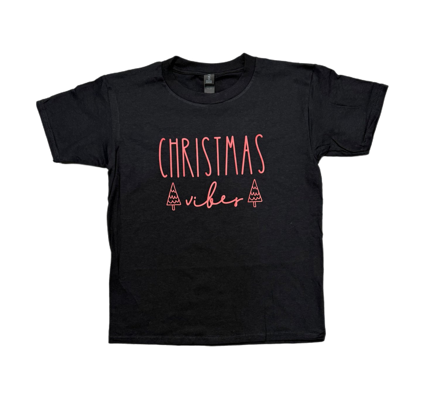 Christmas vibes T-shirts (Black)