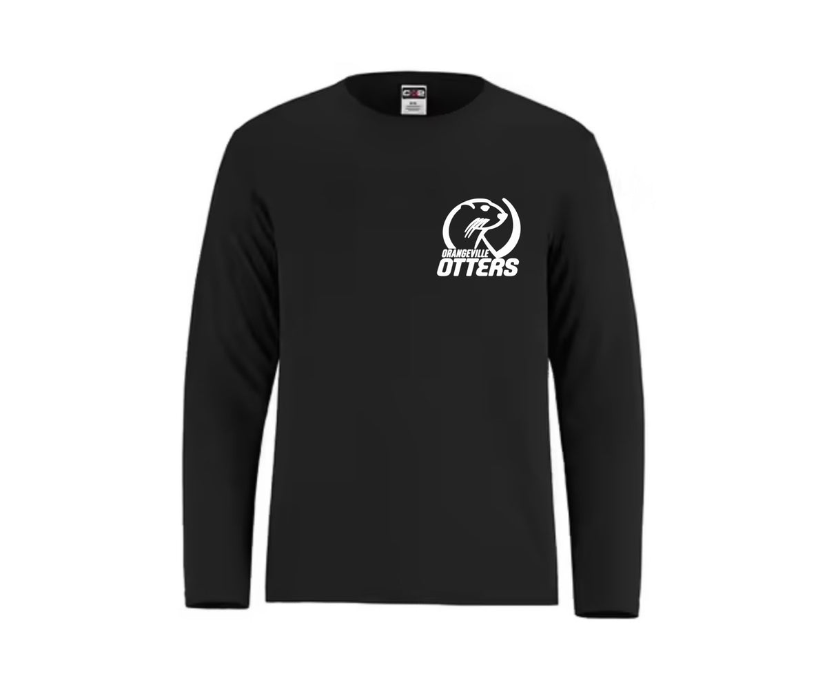 Otters Performance long sleeve dry fit with small logo