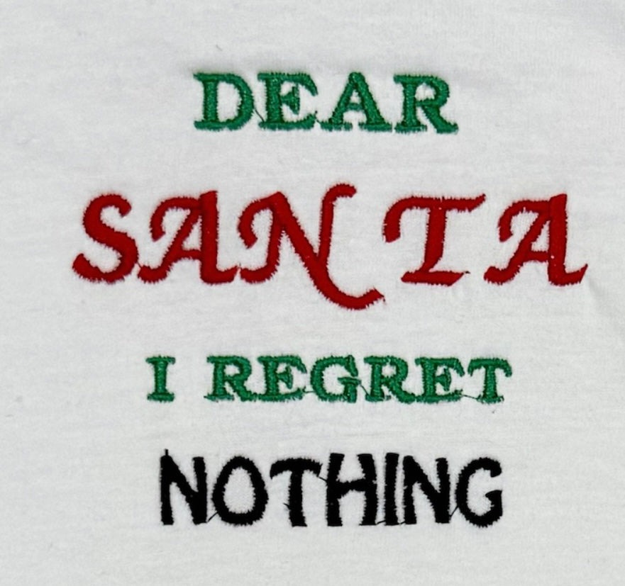 Christmas embroidered Baby onesies