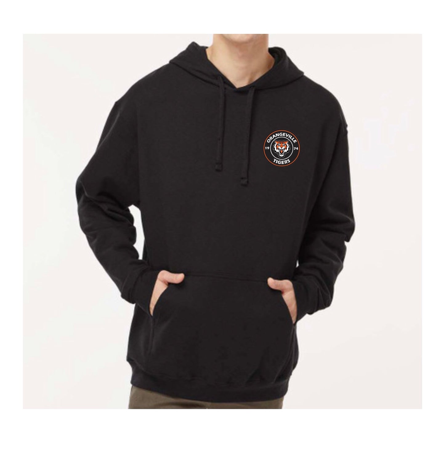 Orangeville Tigers High quality Hoodie - Small logo