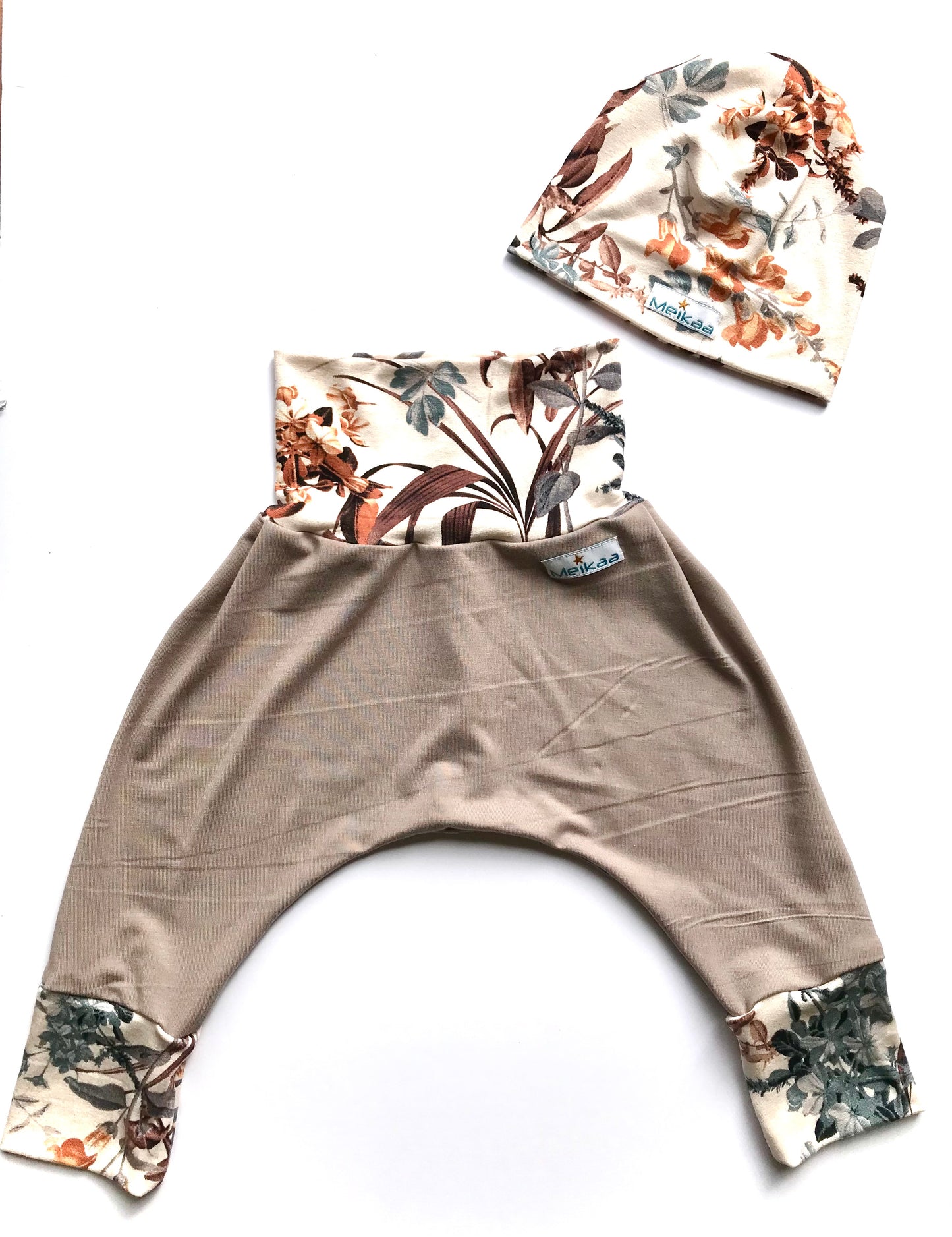 Rusty Floral Edition - BAMBOO Harem Swaggers, Evolutive and Growing Pants