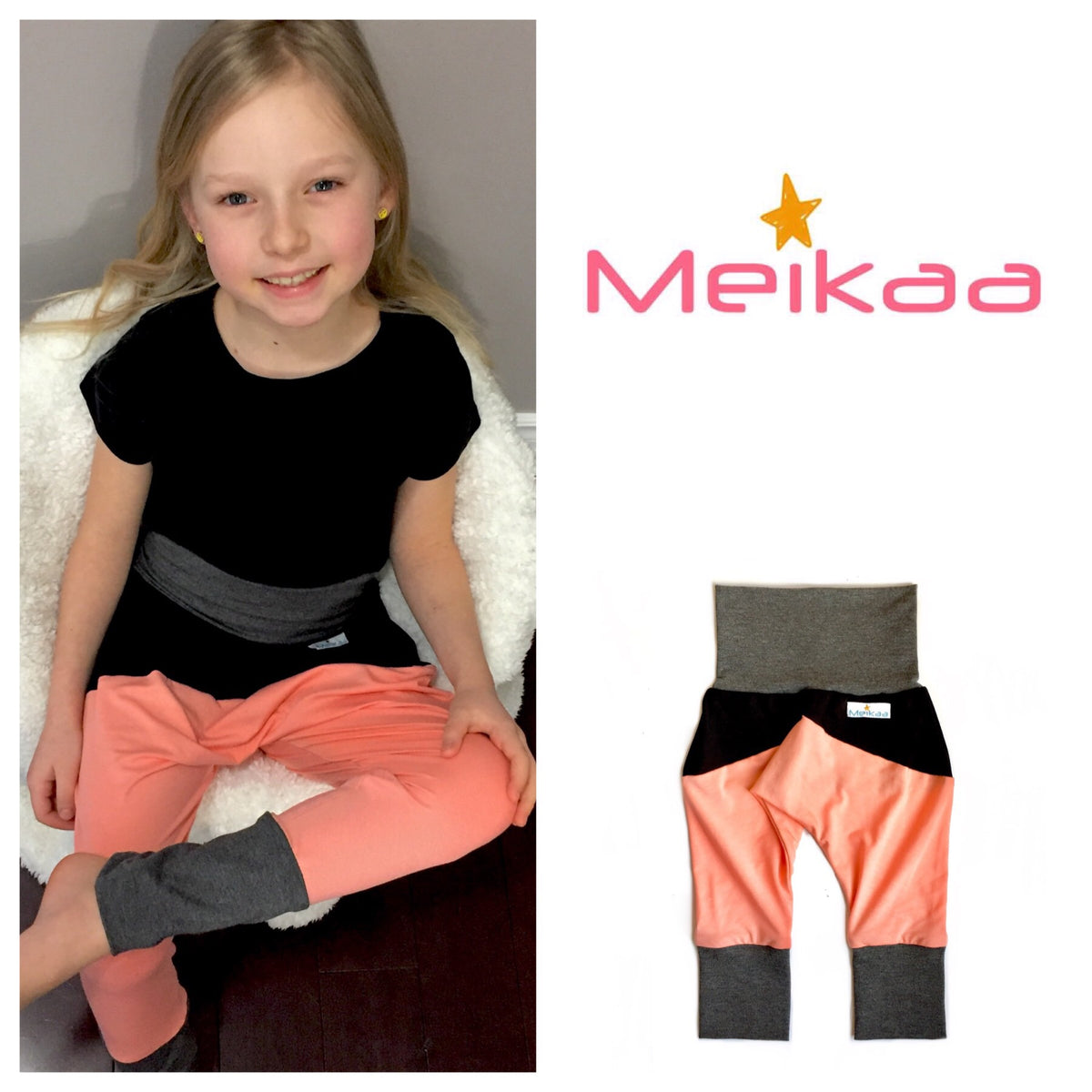 3 Colors BAMBOO Harem Swaggers, Evolutive and Growing Pants