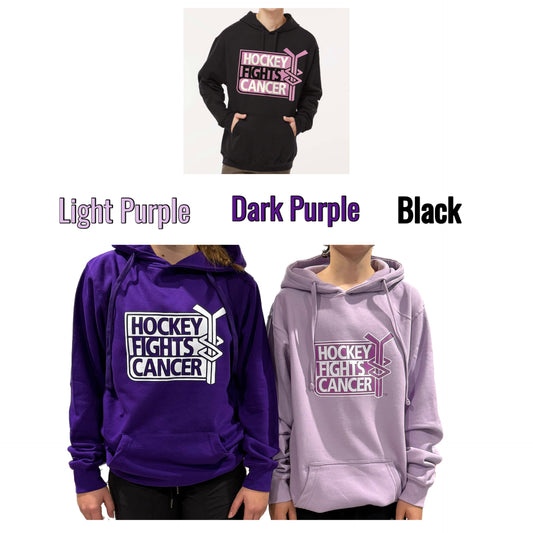 All sizes Hoodies Hockey fights Cancer