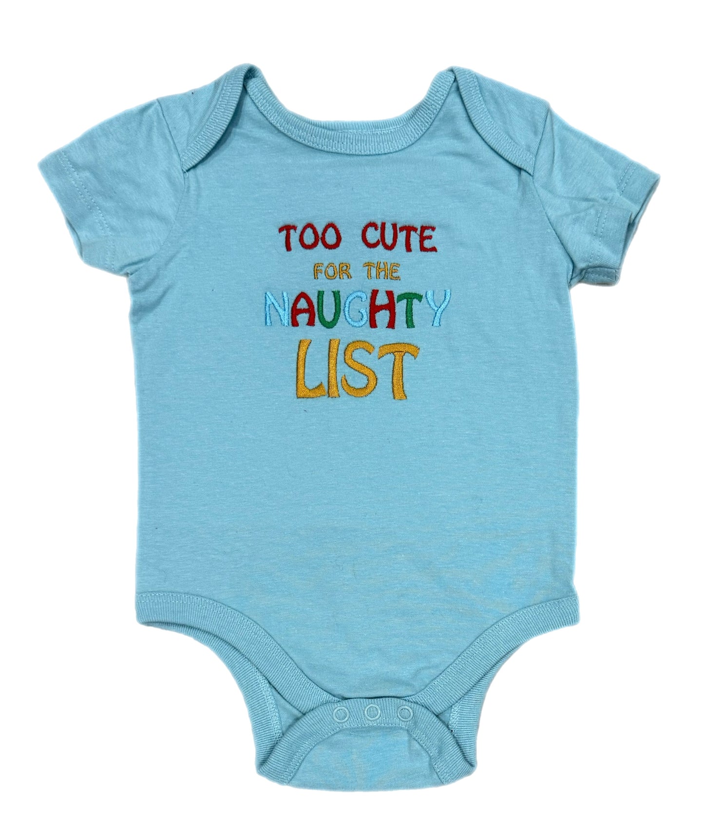 Christmas embroidered Baby onesies