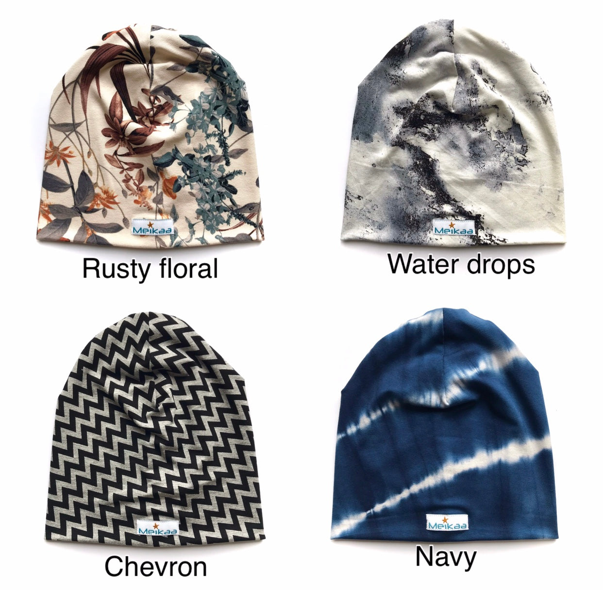 Spring/Fall Bamboo Beanie Hats - Slouchy hats