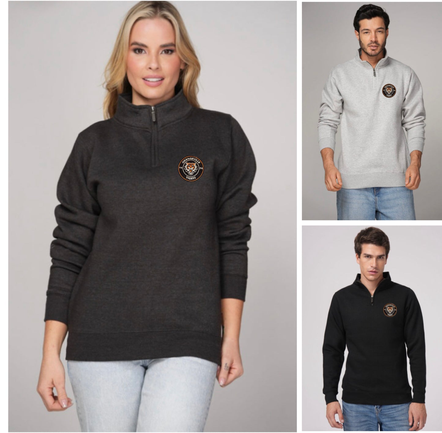 Tigers 1/4 Zip sweatshirt High quality
