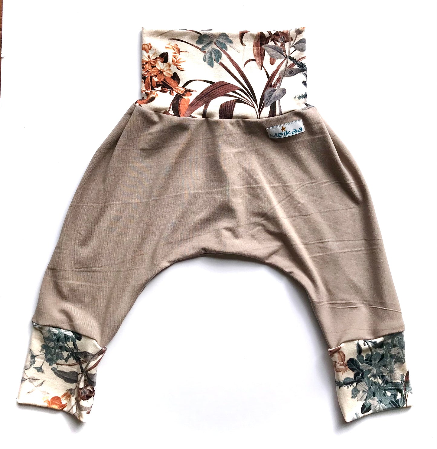 Rusty Floral Edition - BAMBOO Harem Swaggers, Evolutive and Growing Pants