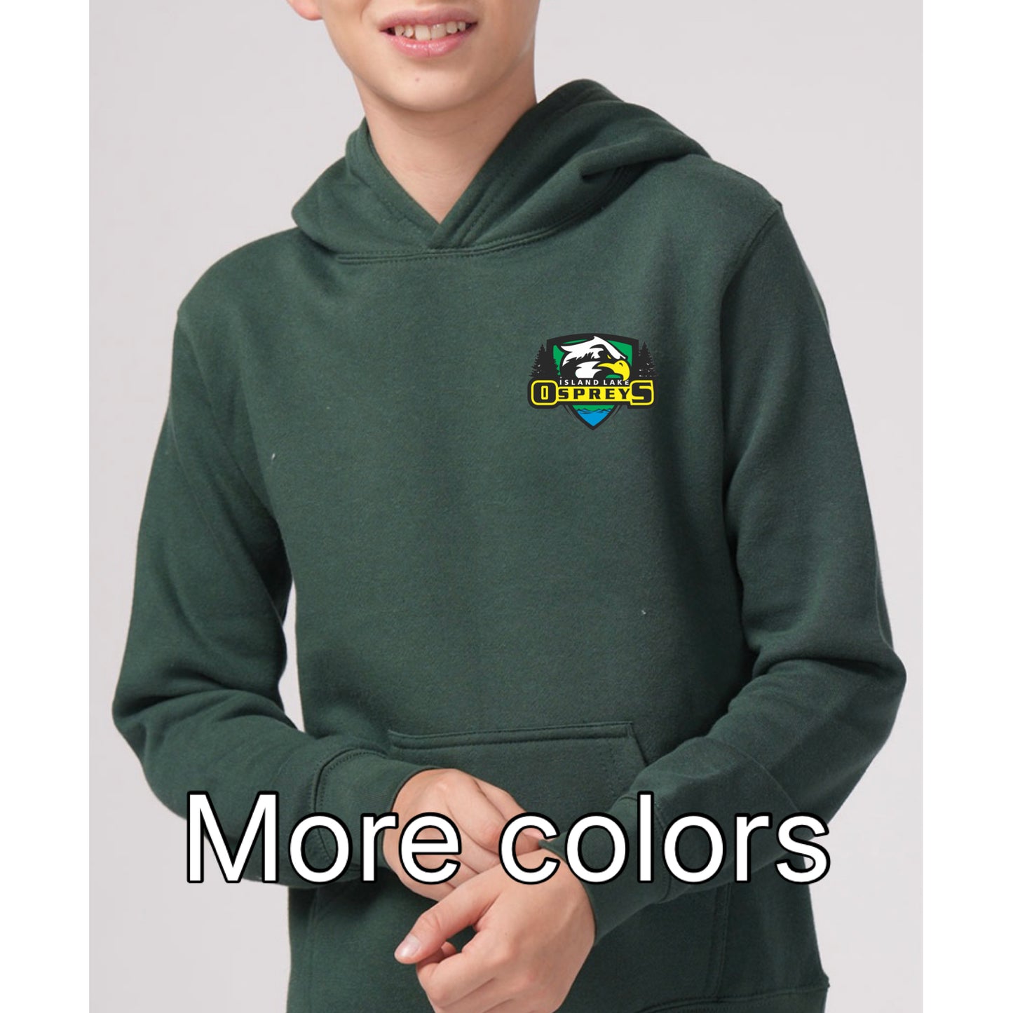 Youth - Osprey ILPS - High quality Hoodies with small logo and school quote on the back