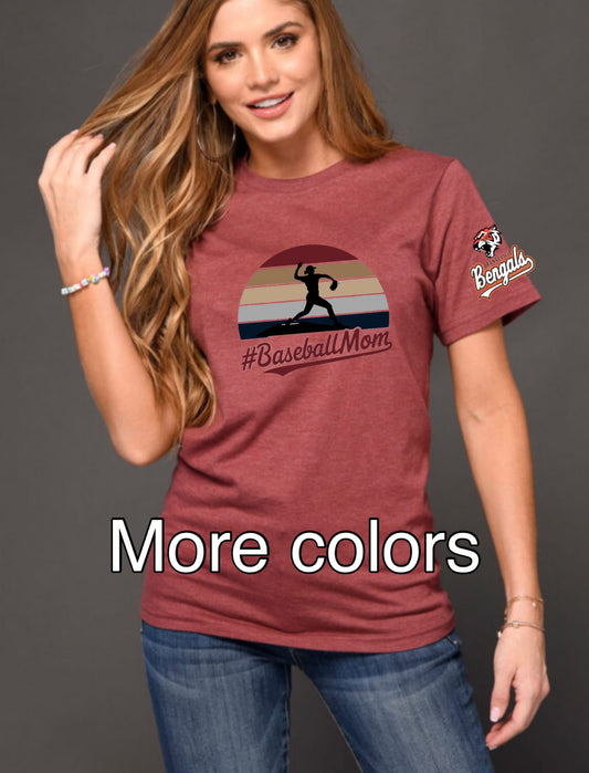 Adult Baseball Mom t-shirt