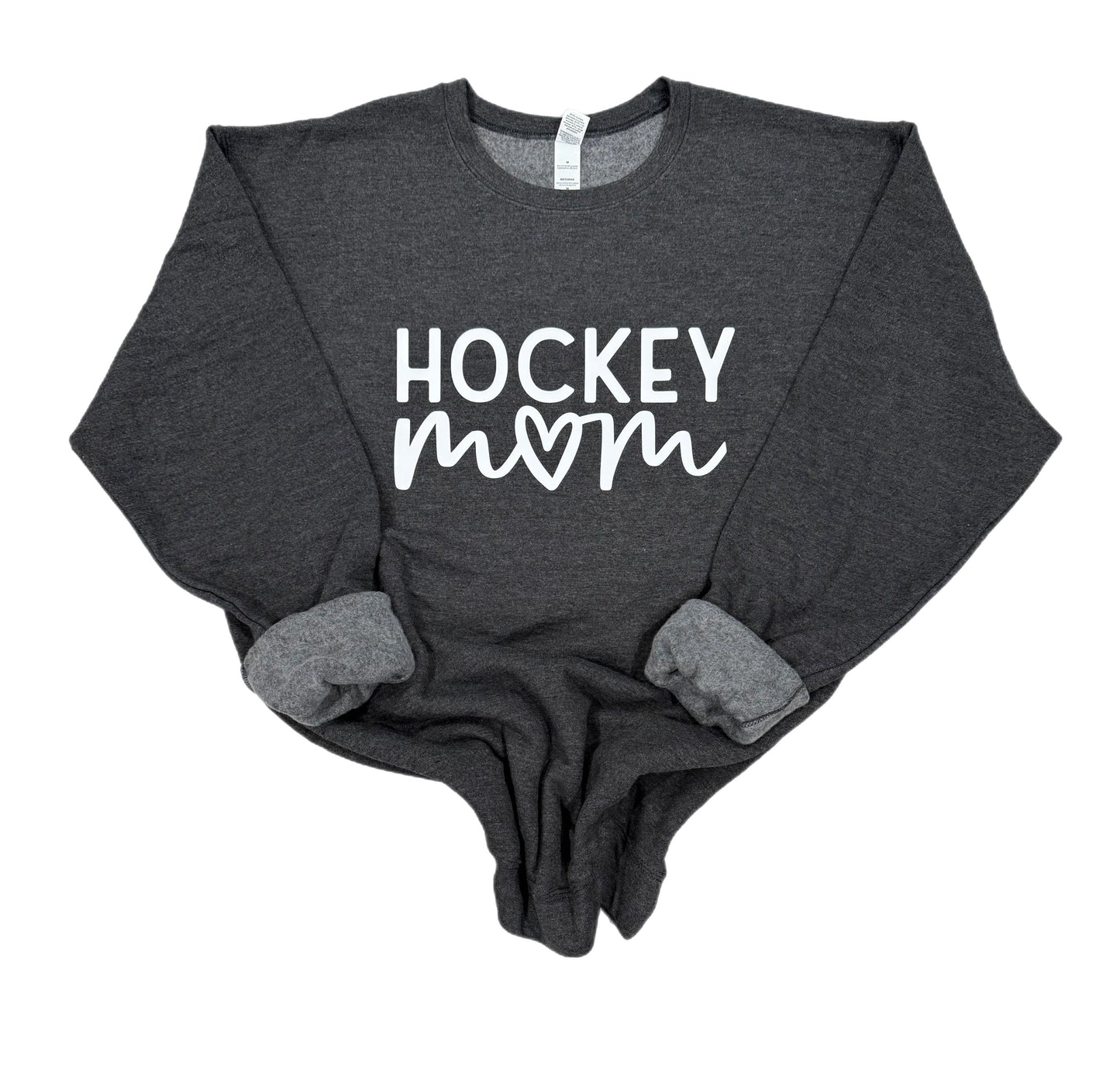 Hockey mom (with heart) sweatshirts