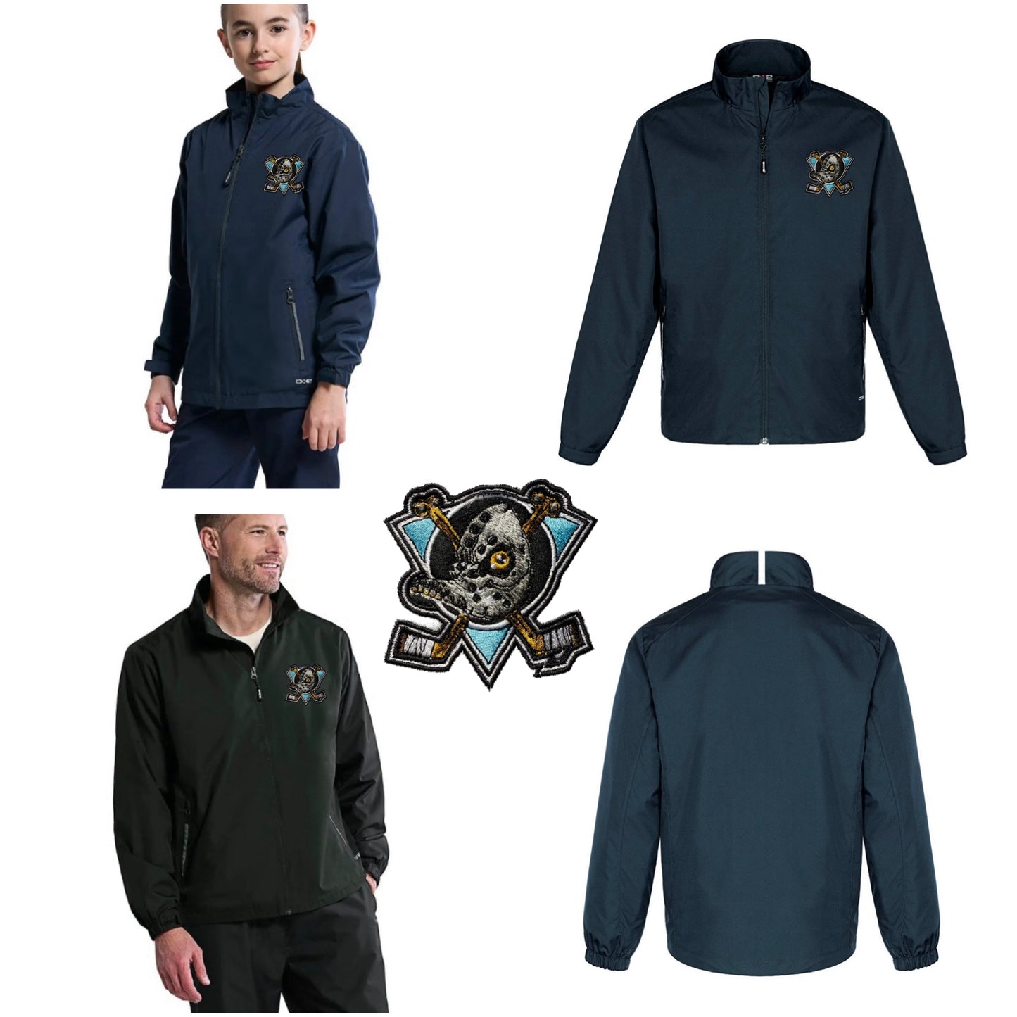 Dufferin Ducks embroidered Track Jacket (Men, Youth and Ladies sizes)