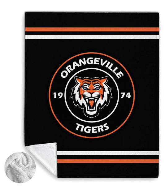 Tigers - Minky blanket 50x60 inches