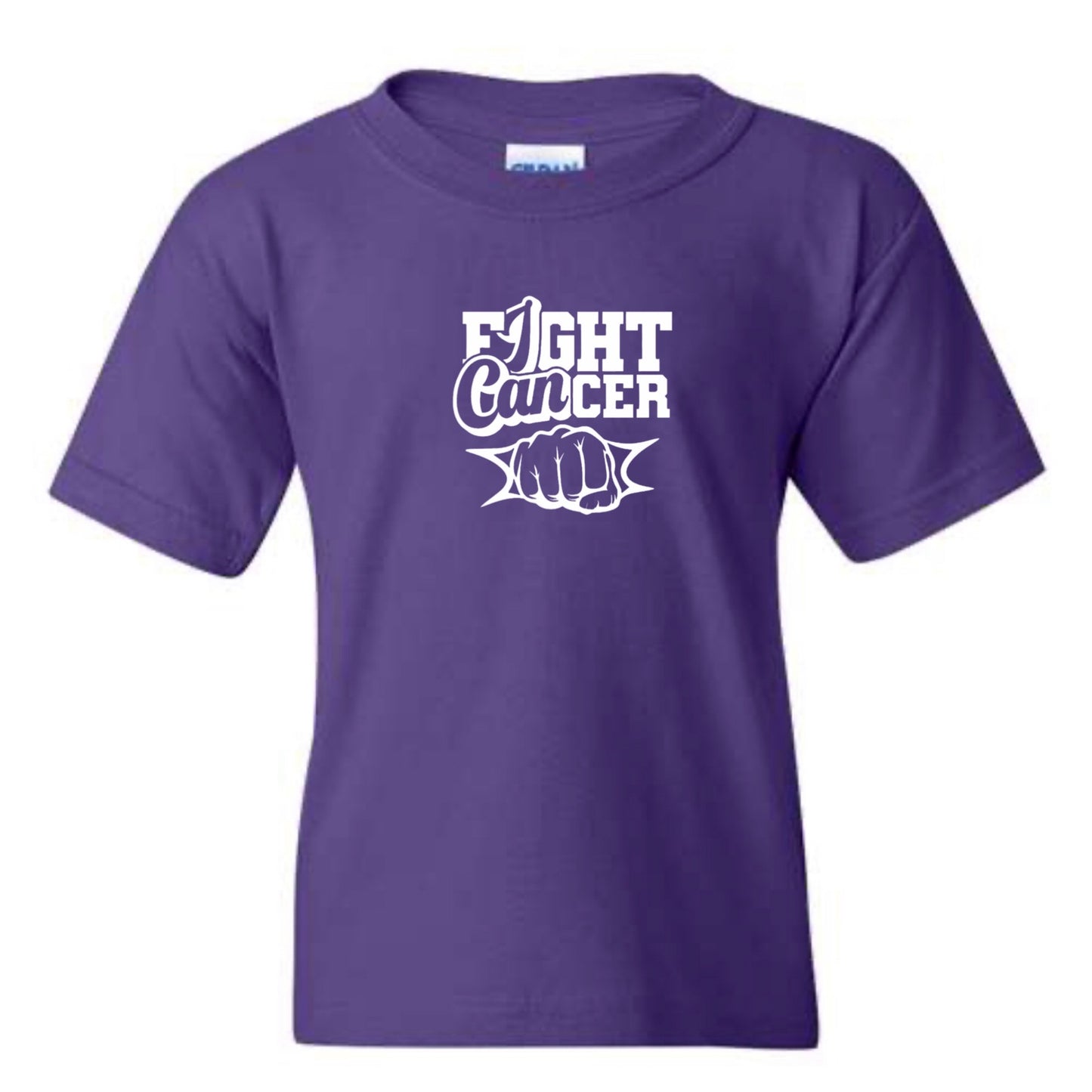 Kids Purple T-shirt - Fight Cancer