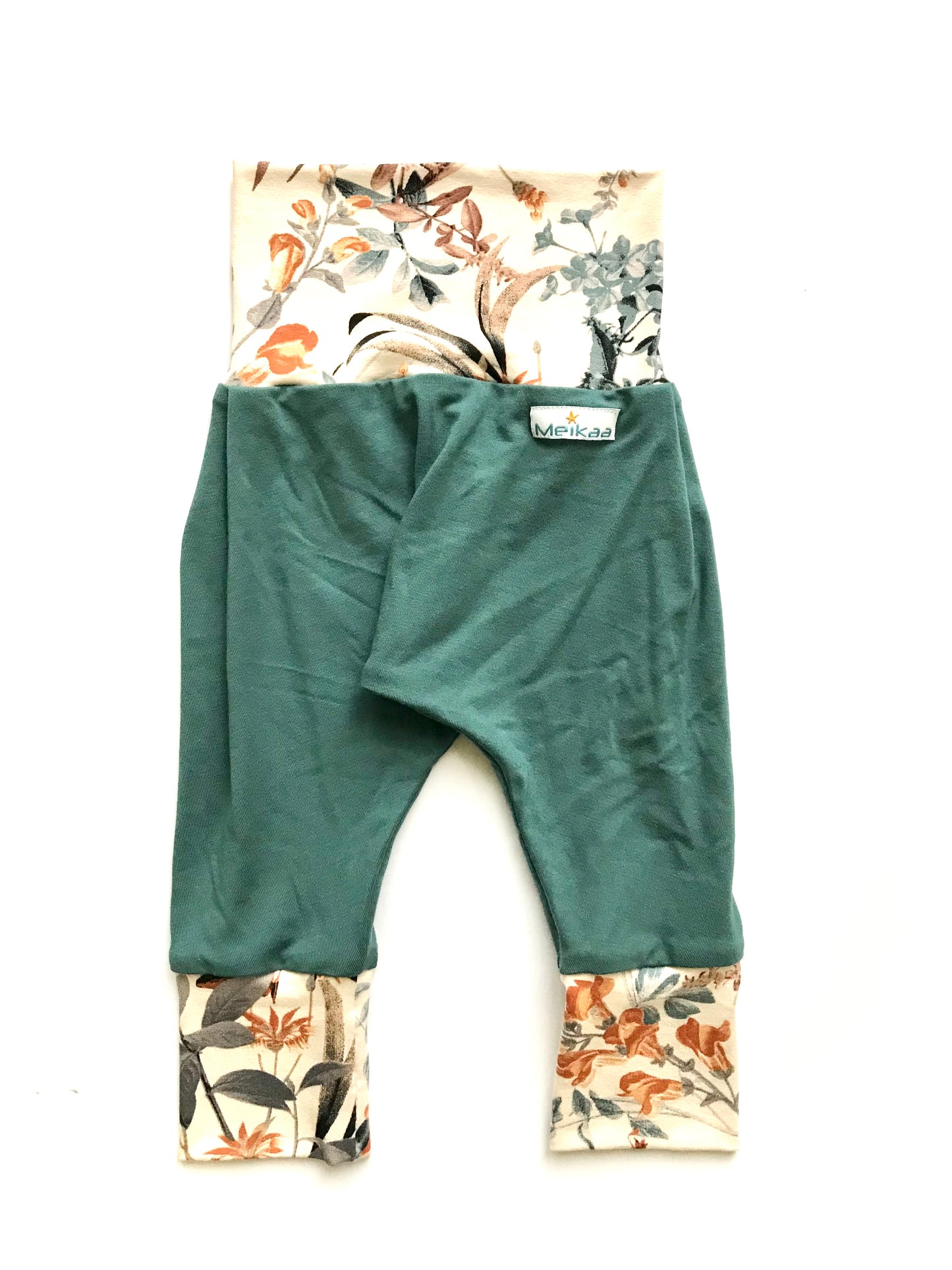 Rusty Floral Edition - BAMBOO Harem Swaggers, Evolutive and Growing Pants