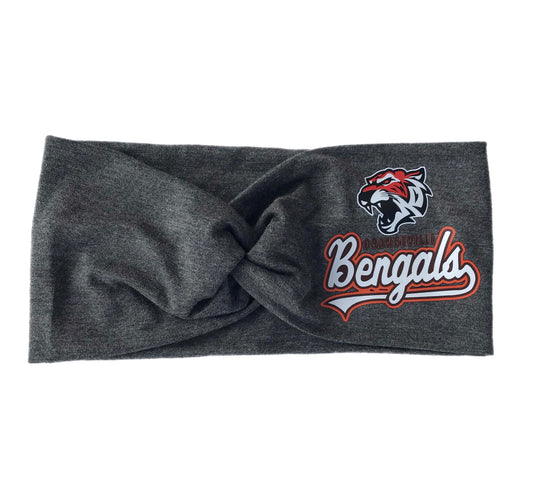 Bengals Large Twist bamboo headband