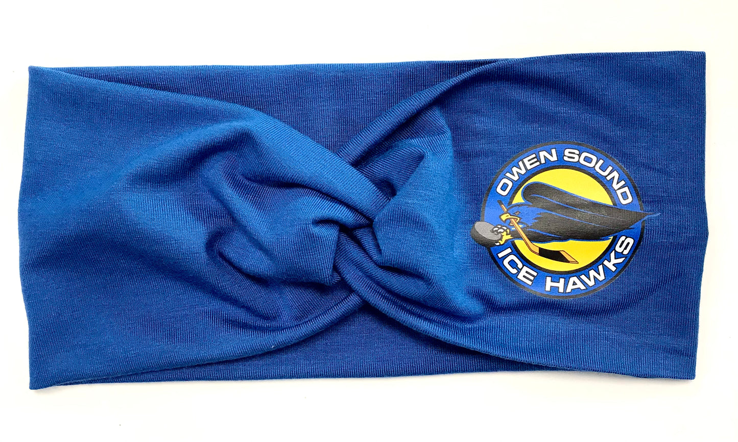 Owen Sound Ice Hawks Large Twist bamboo headband