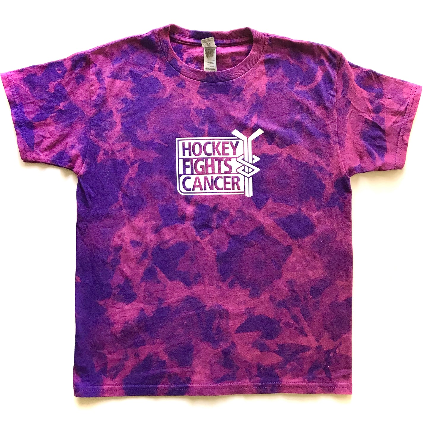 All sizes Tie Dye T-shirts, Hockey fights Cancer