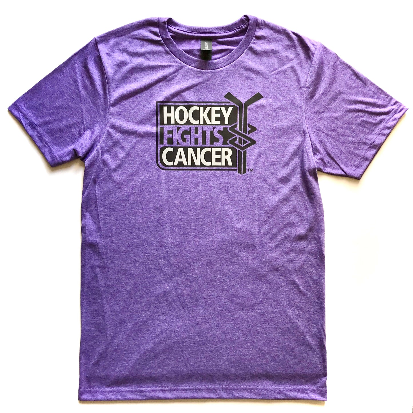 High Quality Adult Softstyle T-shirts, Hockey fights Cancer