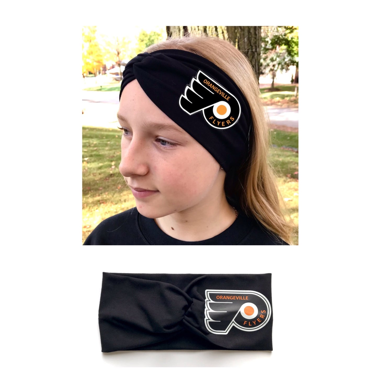 Flyers Large Twist bamboo headband
