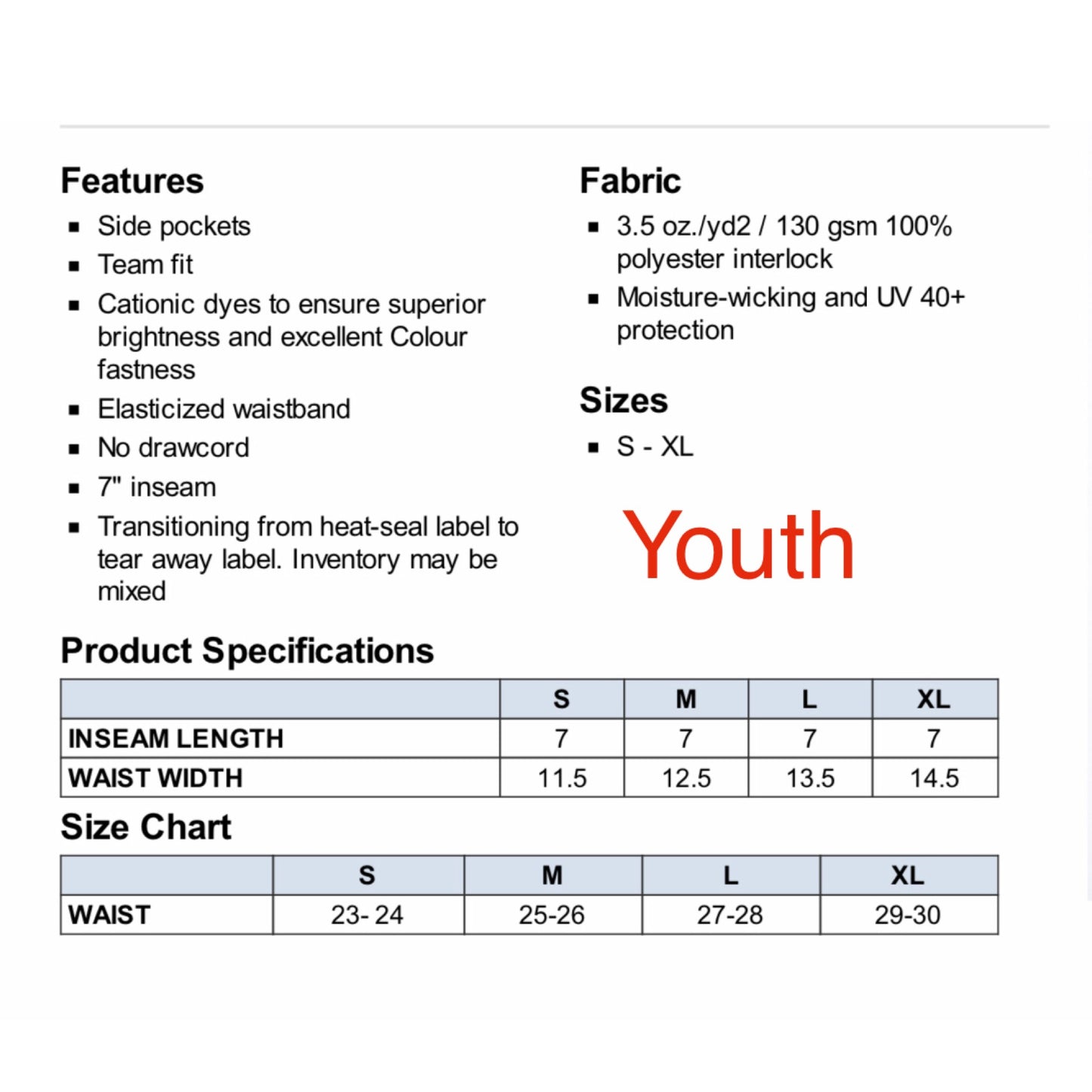 Bengals Performance shorts