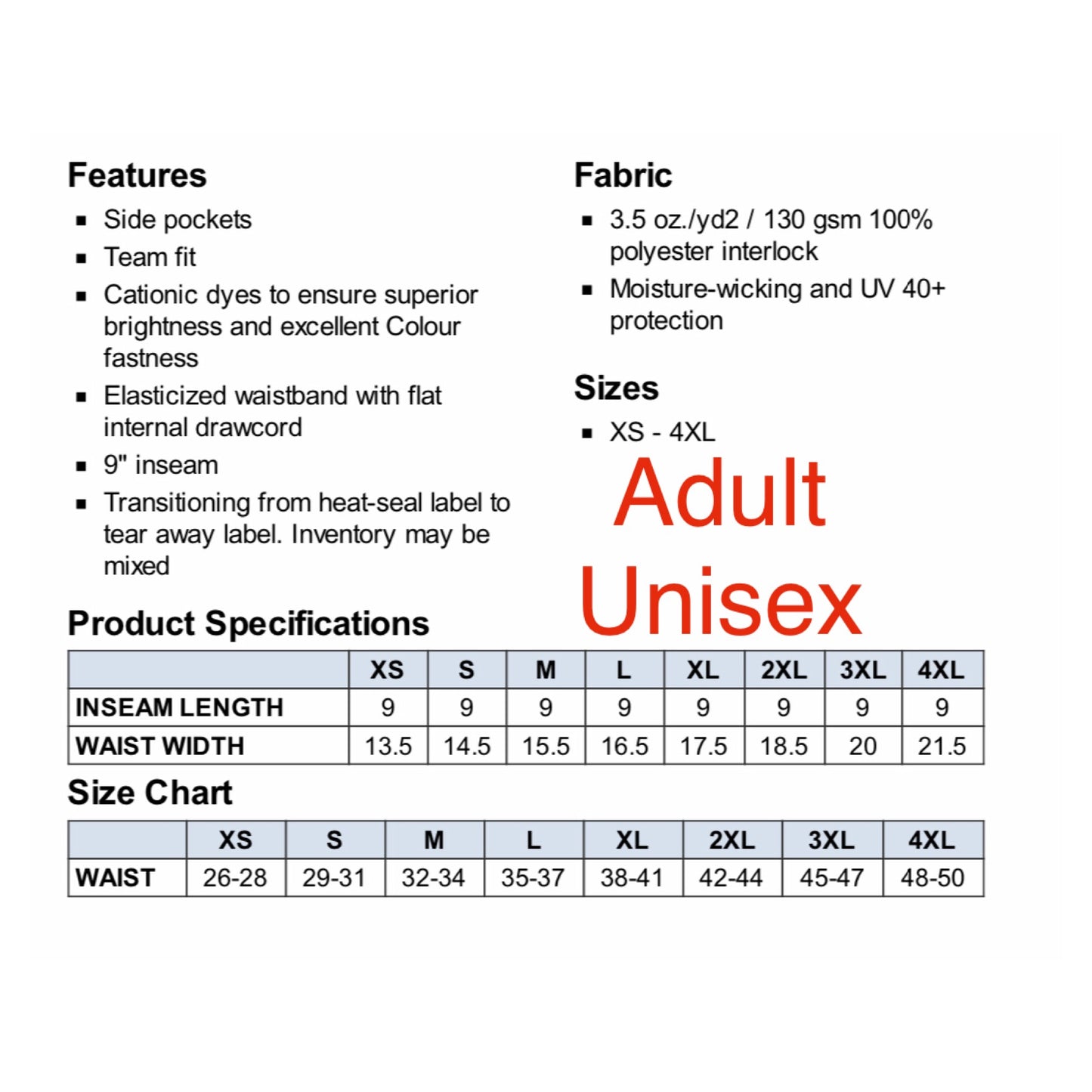 Bengals Performance shorts