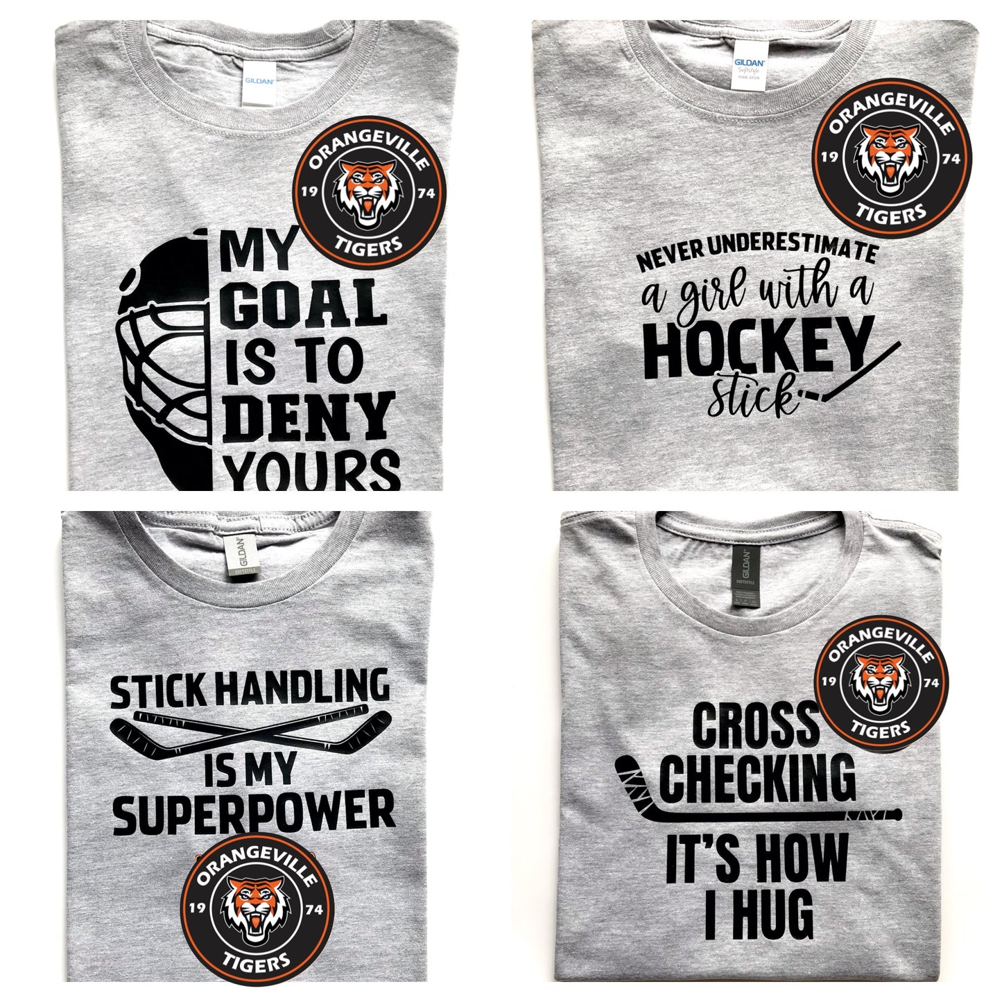 Tigers Hockey Quote T-shirts