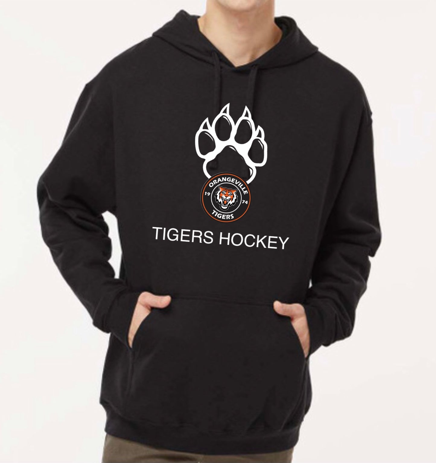 Orangeville Tigers High quality Hoodie - Paw design