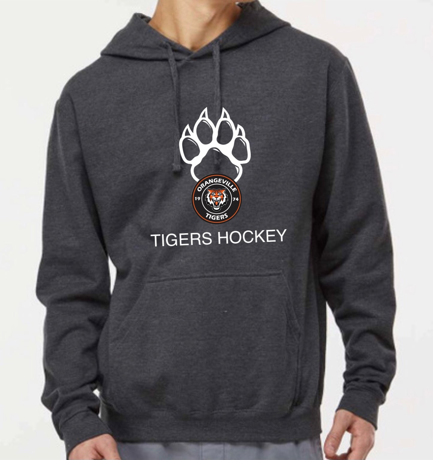 Orangeville Tigers High quality Hoodie - Paw design