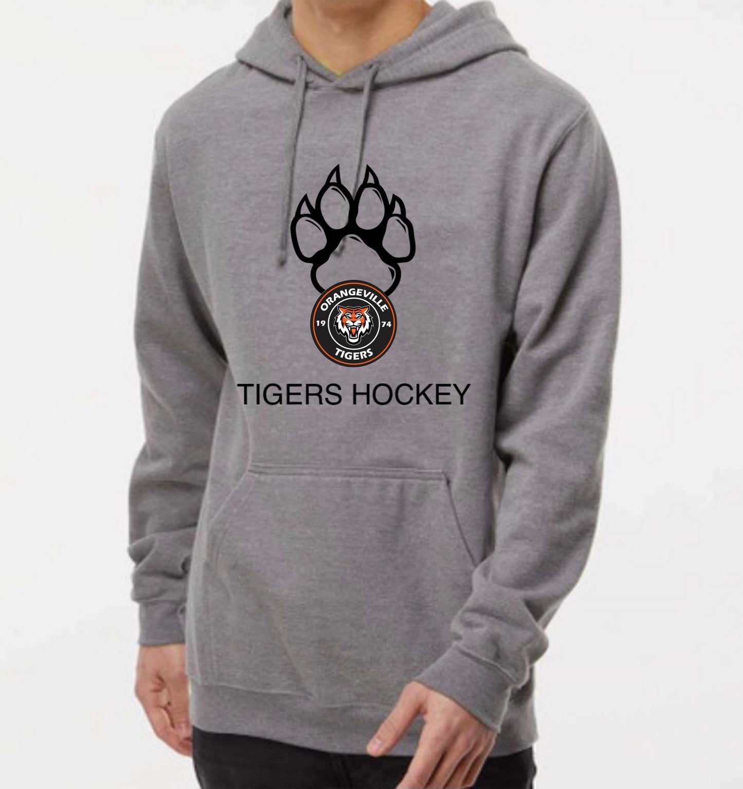 Orangeville Tigers High quality Hoodie - Paw design