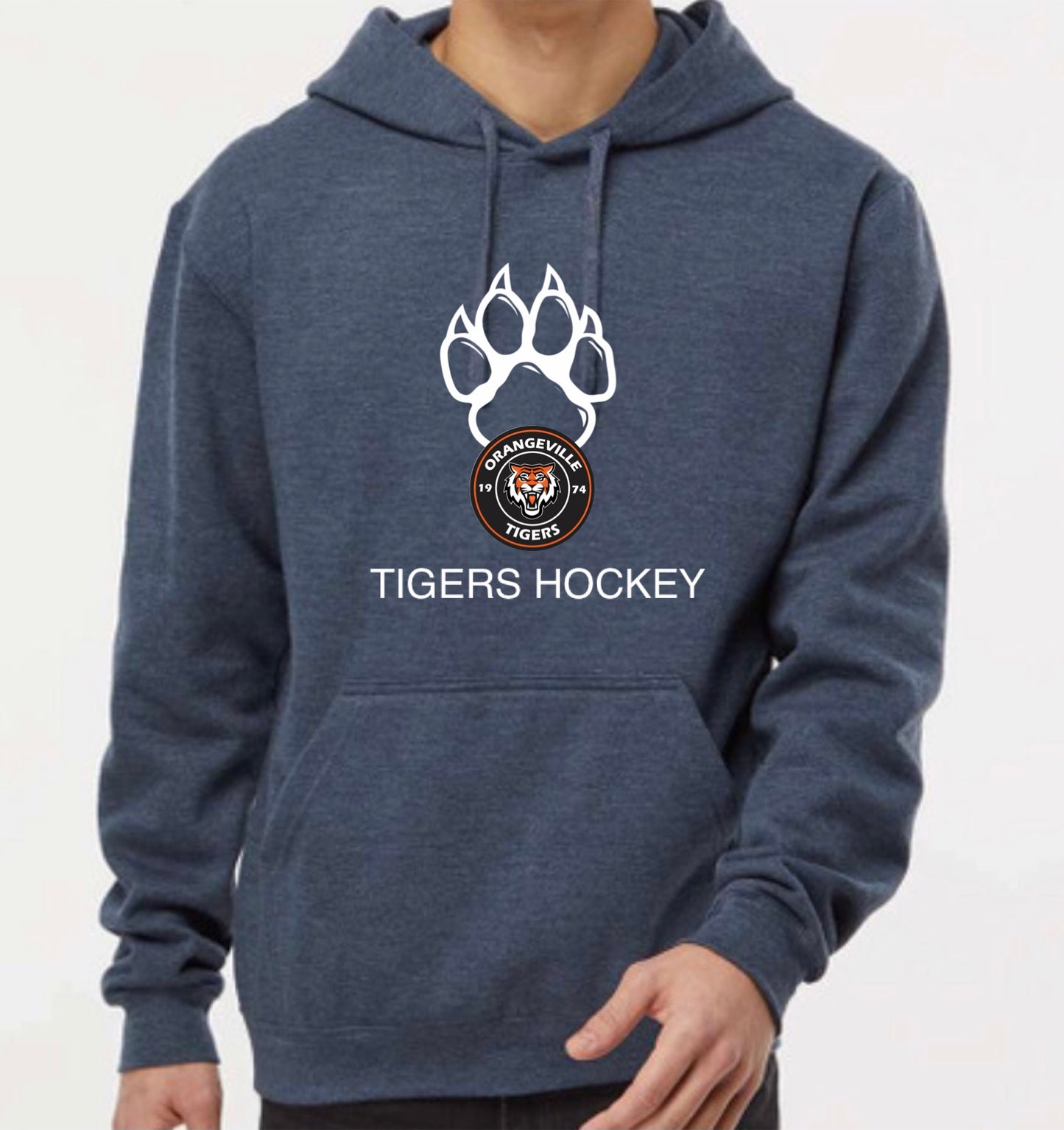 Orangeville Tigers High quality Hoodie - Paw design