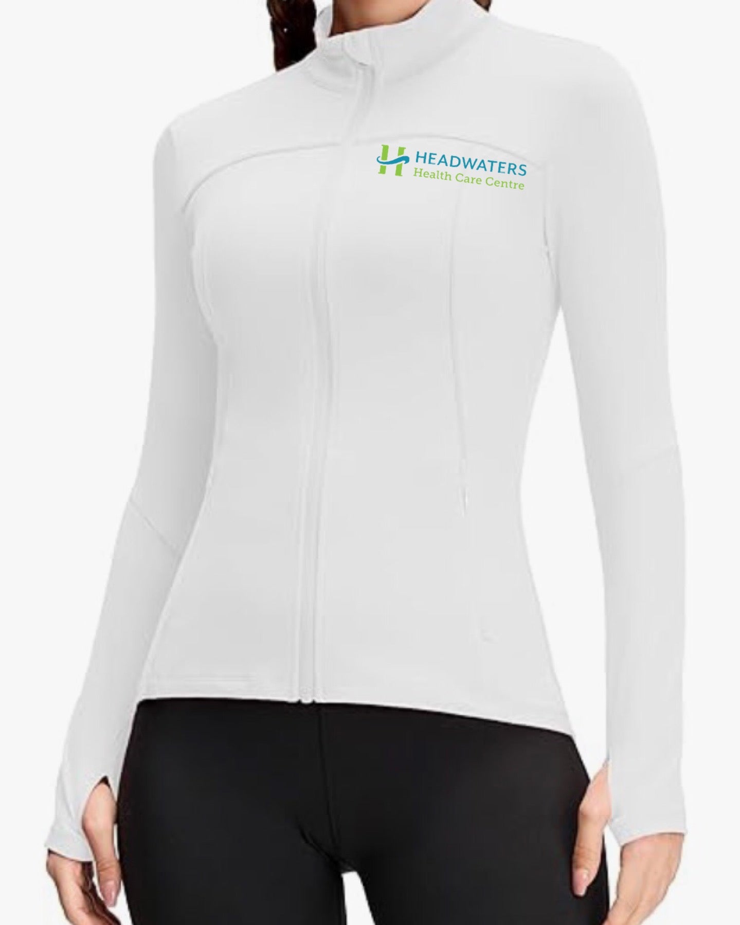 Women’s Athletic Slim Fit Workout Jacket with Pockets