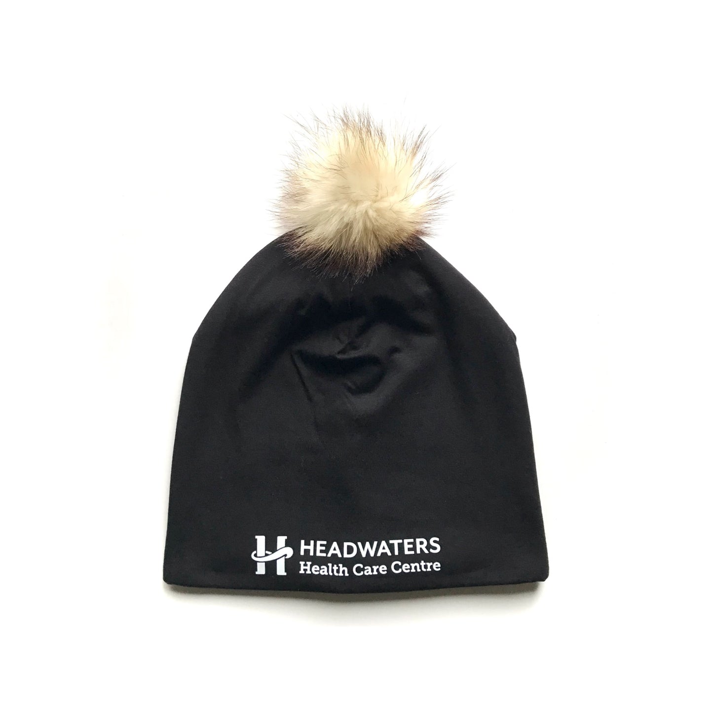 Winter Bamboo Hat + recycled fur pompom