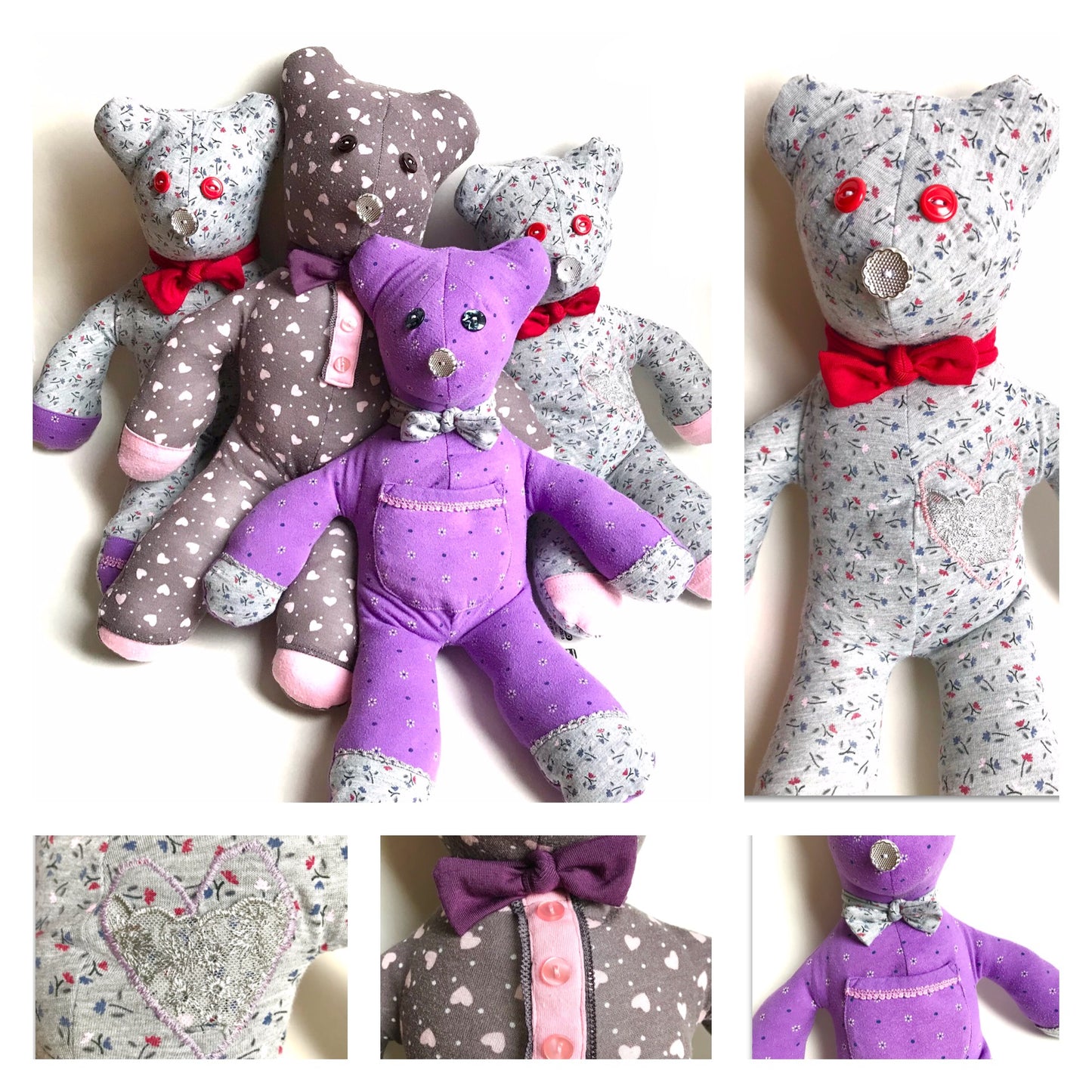 Custom Memorial Teddy Bears