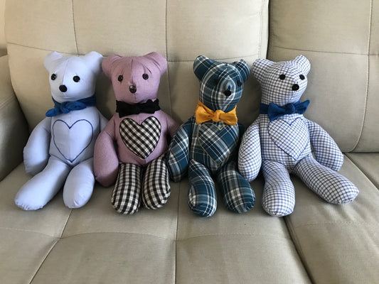 Custom Memorial Teddy Bears