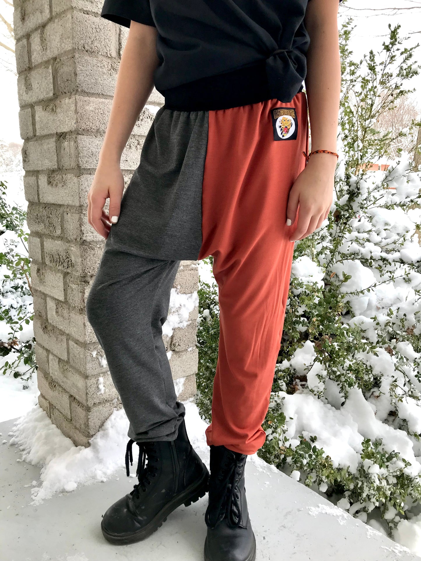 50% OFF OLD LOGO- Orangeville Tigers Bamboo Harem pants