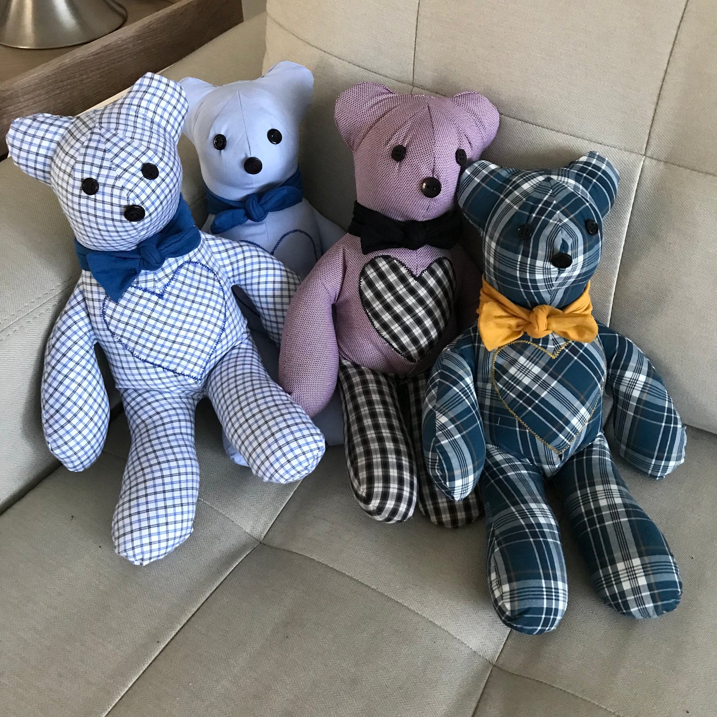 Custom Memorial Teddy Bears