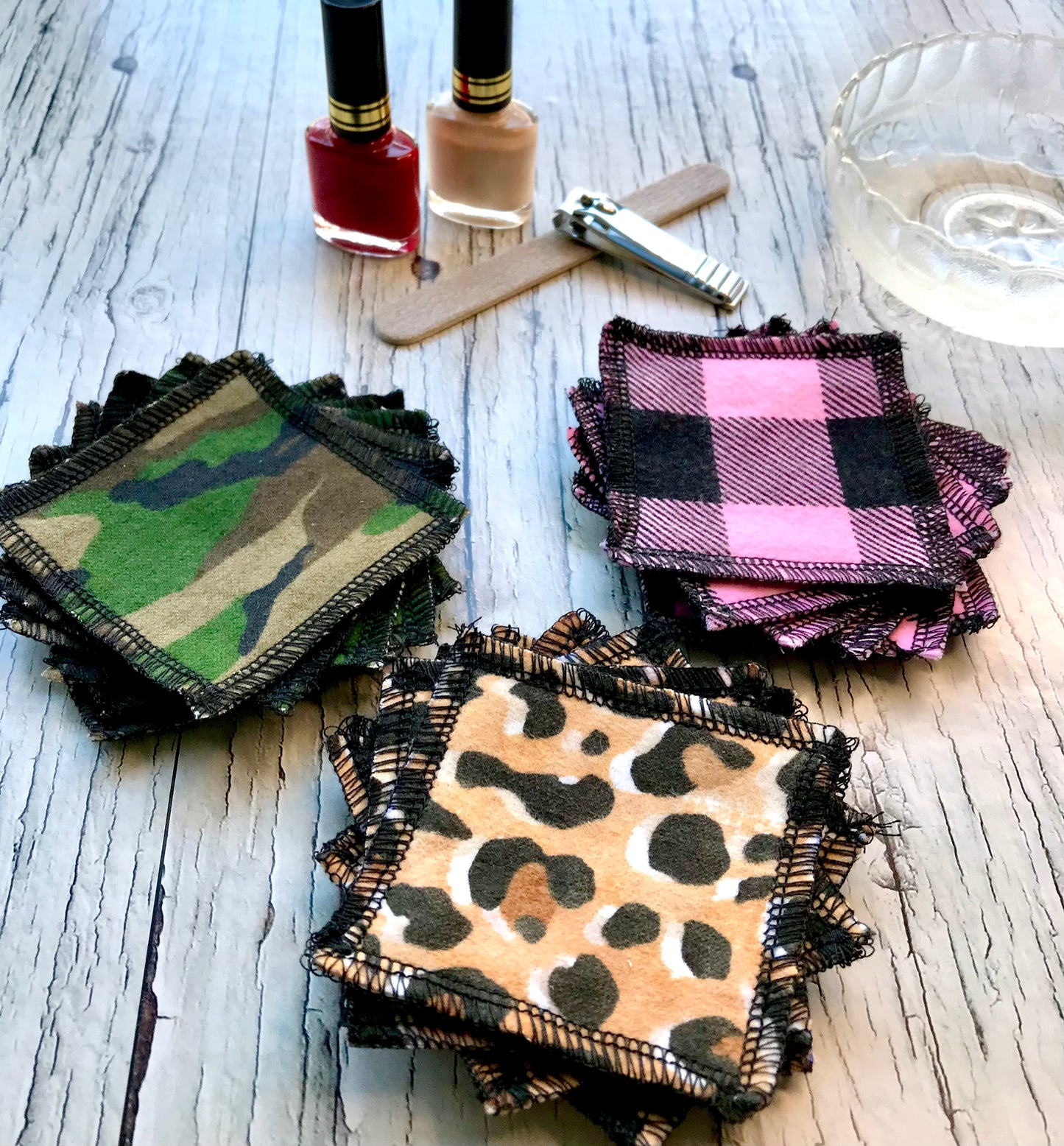 6 Reusable nail polish remover cotton