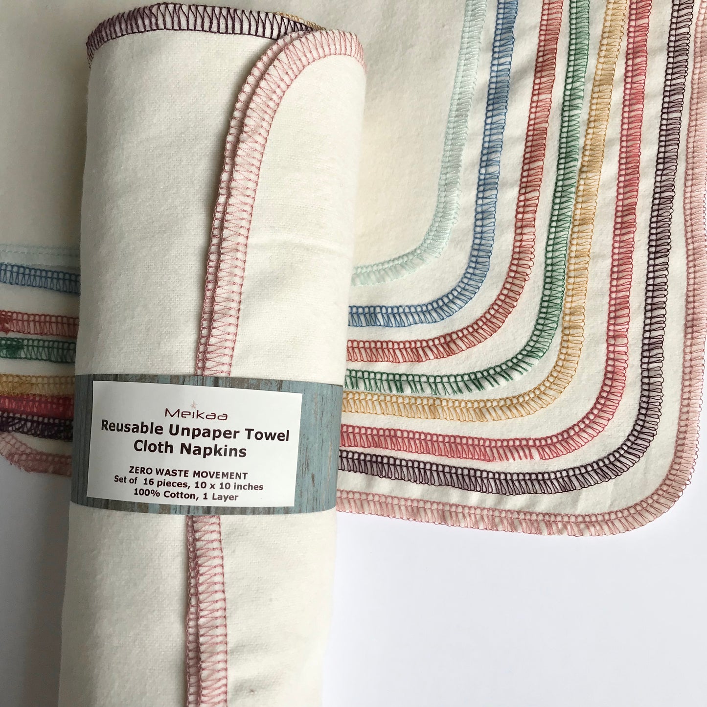 1 layer Rainbow Unpaper towel 100% Cotton